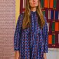 Jessie Dress in Burgundy Bead