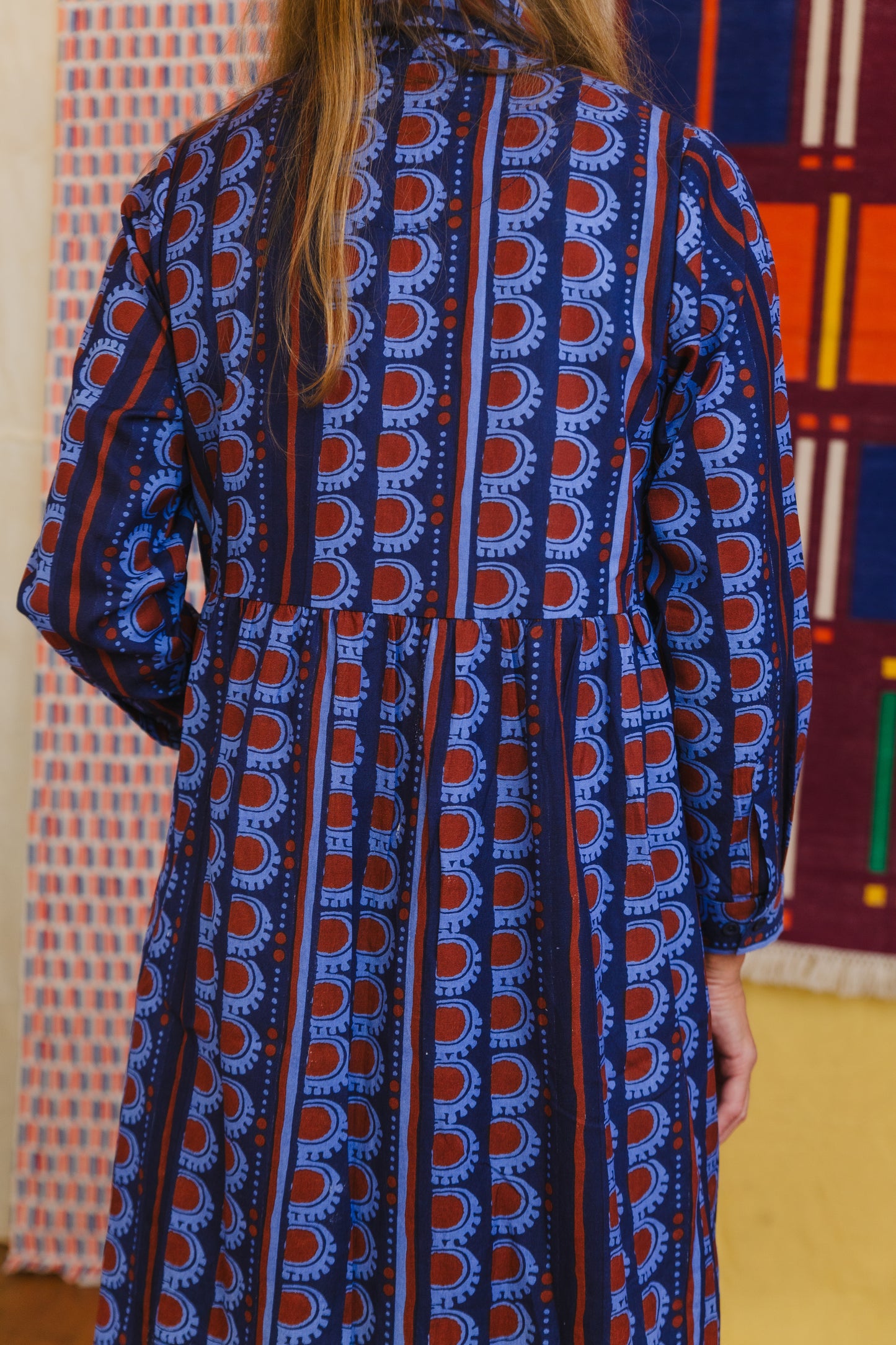 Jessie Dress in Burgundy Bead