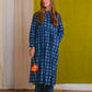 Jessie Dress in 'Indigo Chess Set'