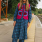 Patty Waistcoat in 'Raspberry Sunset'