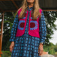 Patty Waistcoat in 'Raspberry Sunset'