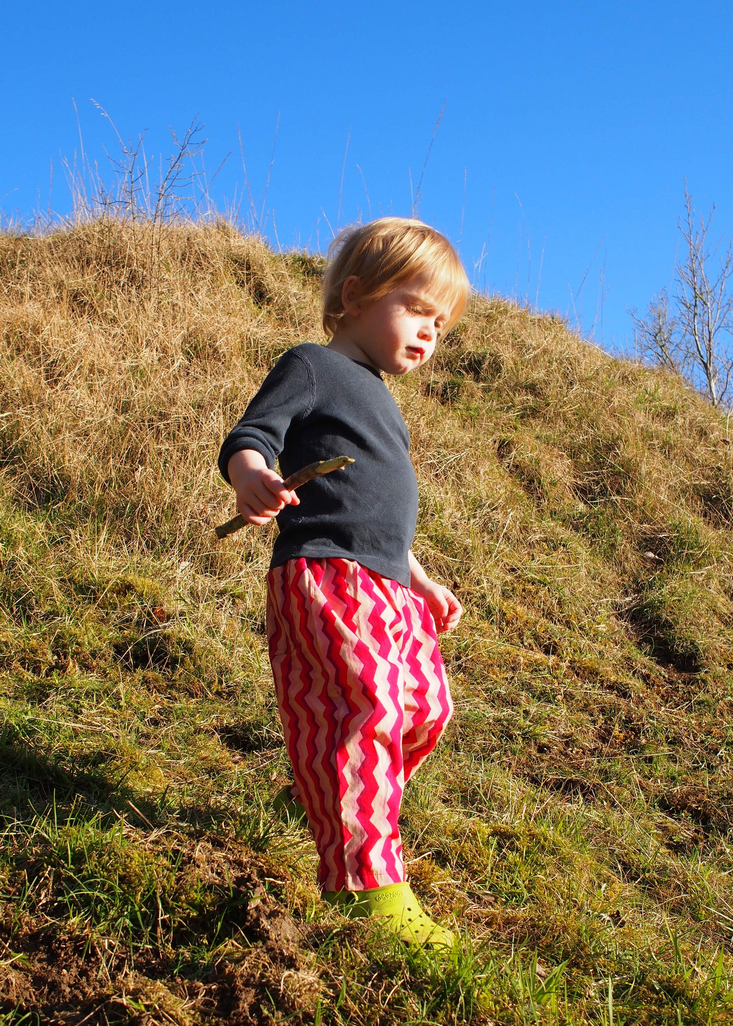 Kid's Trousers in 'Pink Spark'