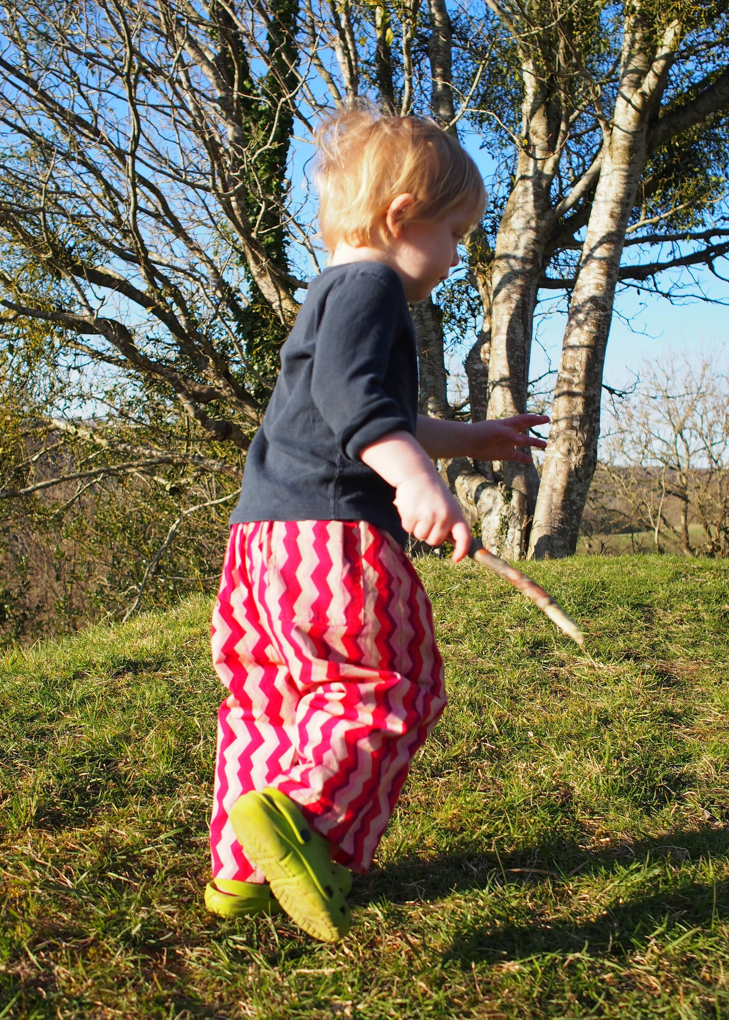 Kid's Trousers in 'Pink Spark'