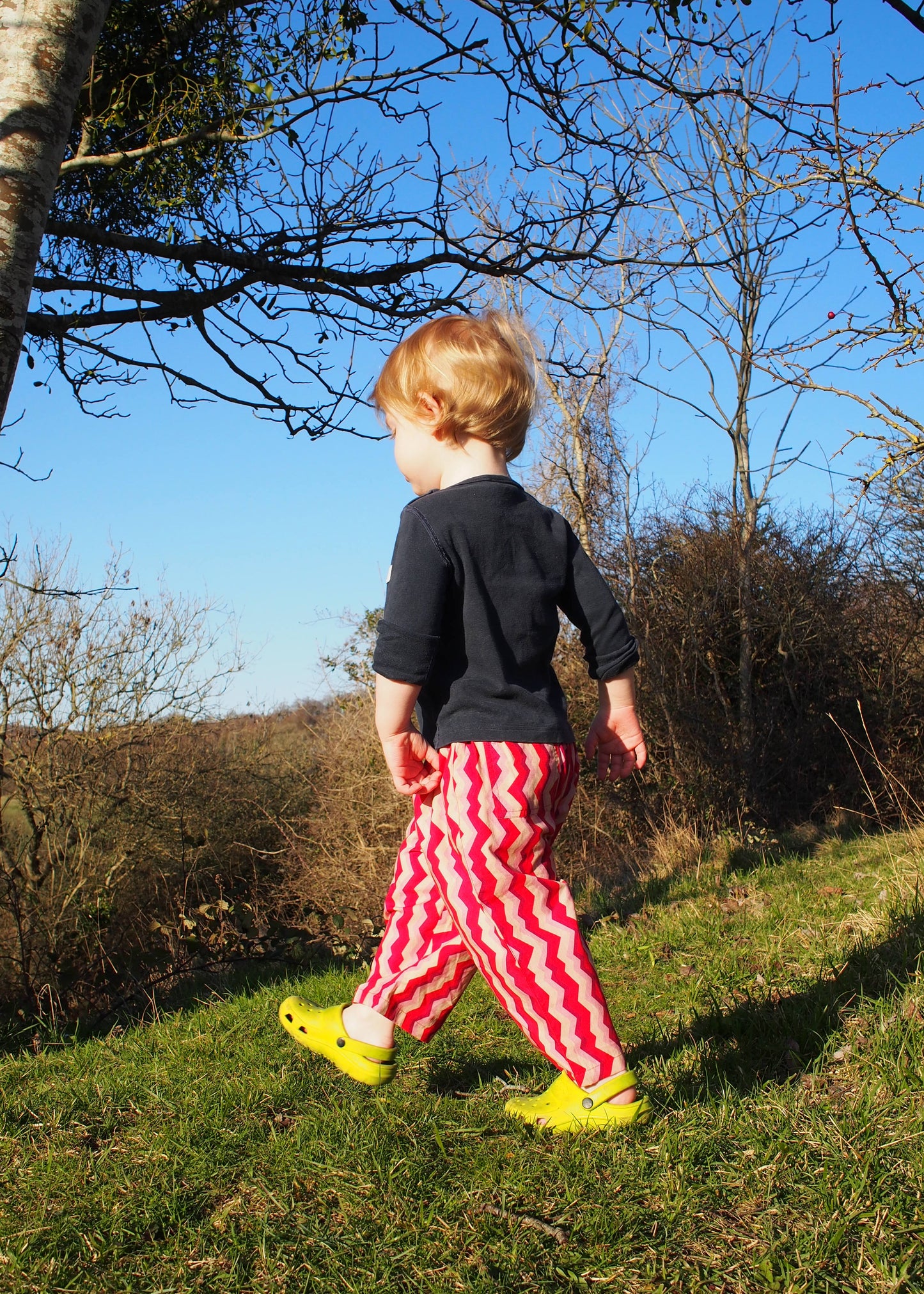 Kid's Trousers in 'Pink Spark'