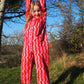 Kid's Playsuit in 'Pink Spark'