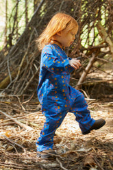 Kids Playsuit in 'Blue Skydive' 0-6yrs