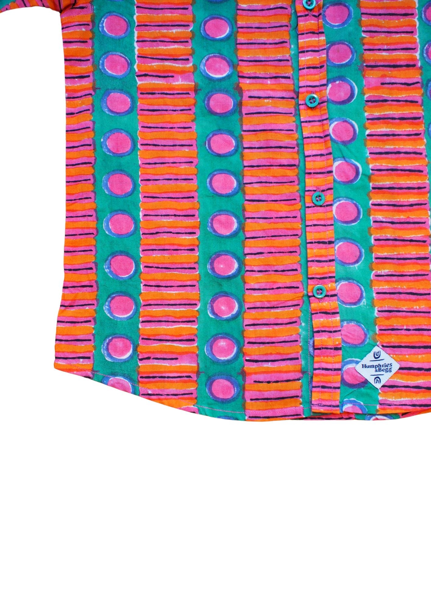 Kid's Short Sleeved Shirt in 'Orange Grove'