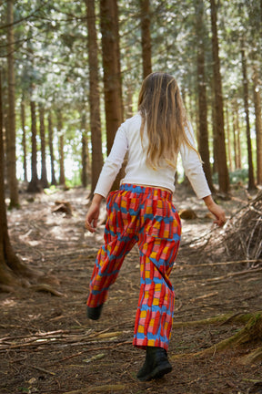 Kid's Trousers in 'Battenburg' 0-6yrs