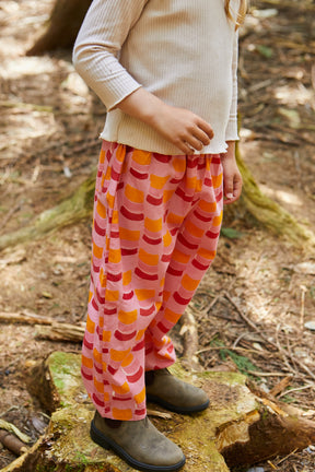 Kid's Trousers in 'Citrus Segment' 0-6 years