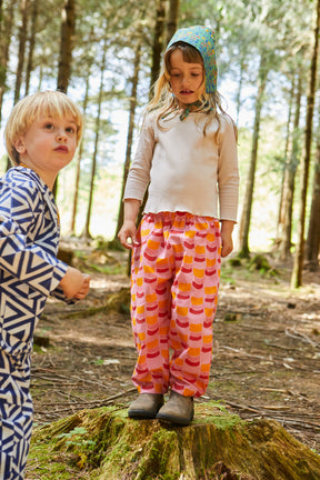 Kid's Trousers in 'Citrus Segment' 0-6 years