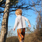 Kid's Trousers in 'Oranges on Blue'