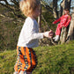 Kid's Trousers in 'Oranges on Blue'