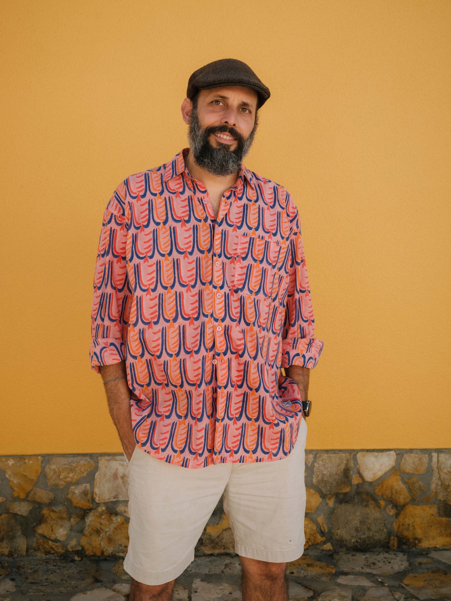 Kit Shirt in 'Peachy Beak'