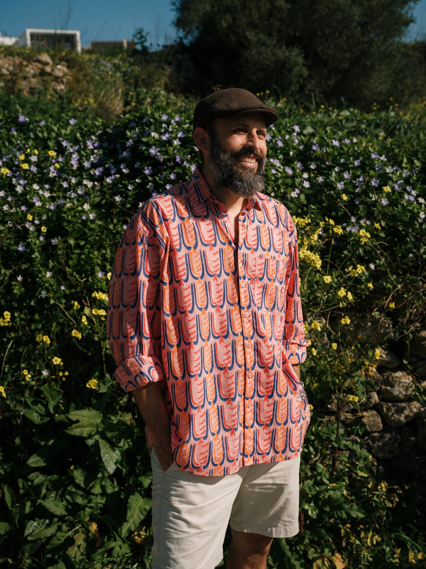 Kit Shirt in 'Peachy Beak'