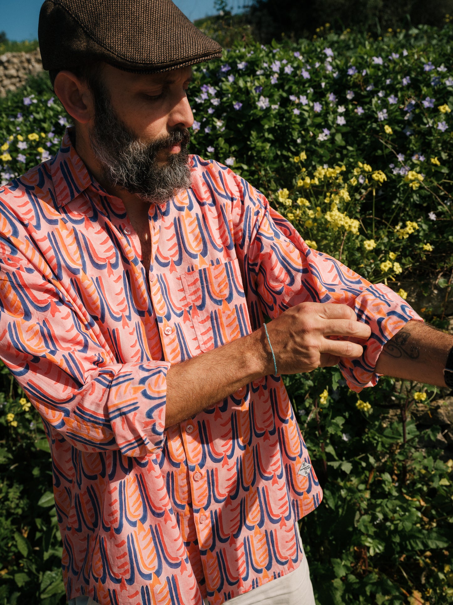 Kit Shirt in 'Peachy Beak'