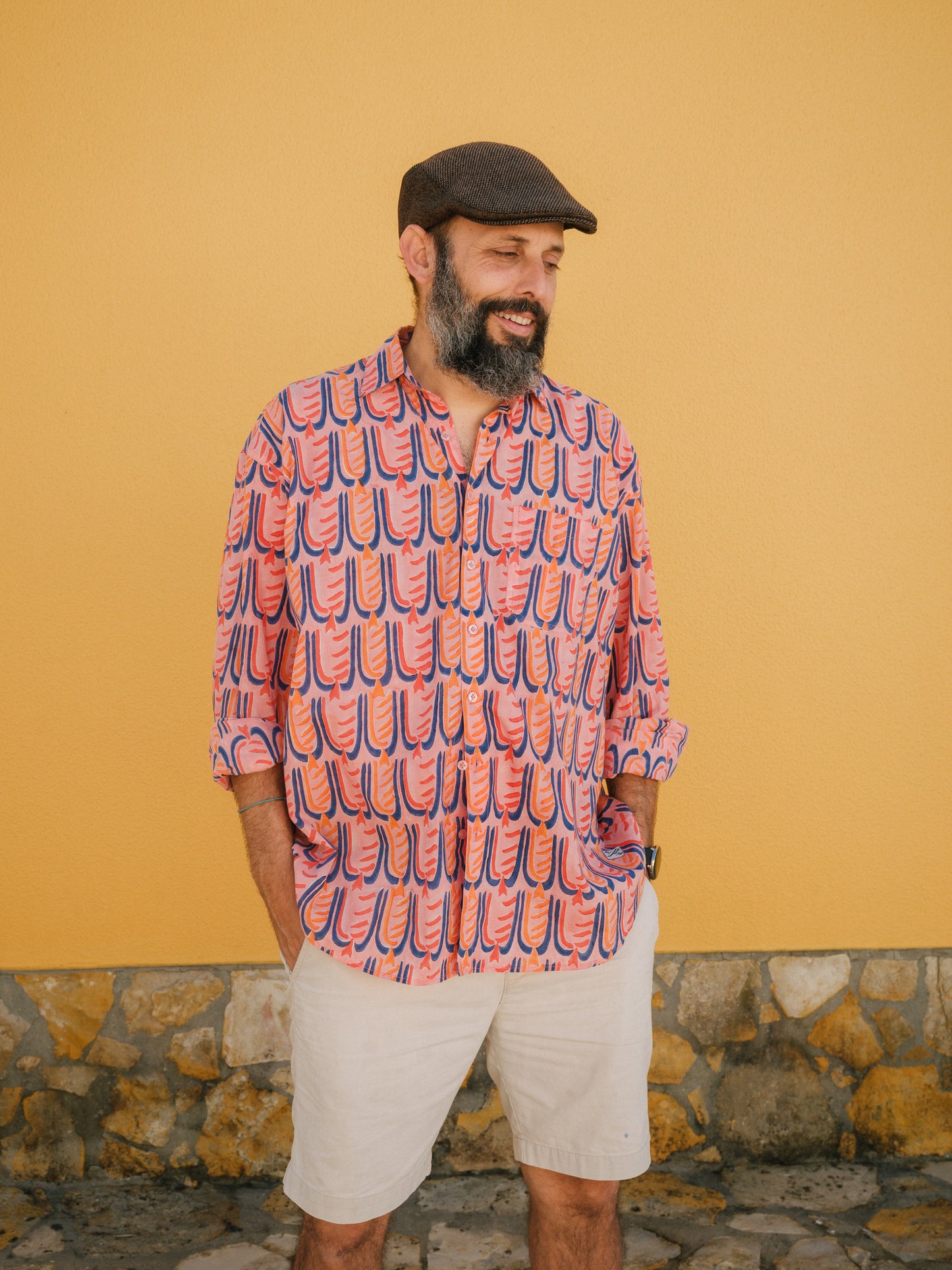 Kit Shirt in 'Peachy Beak'