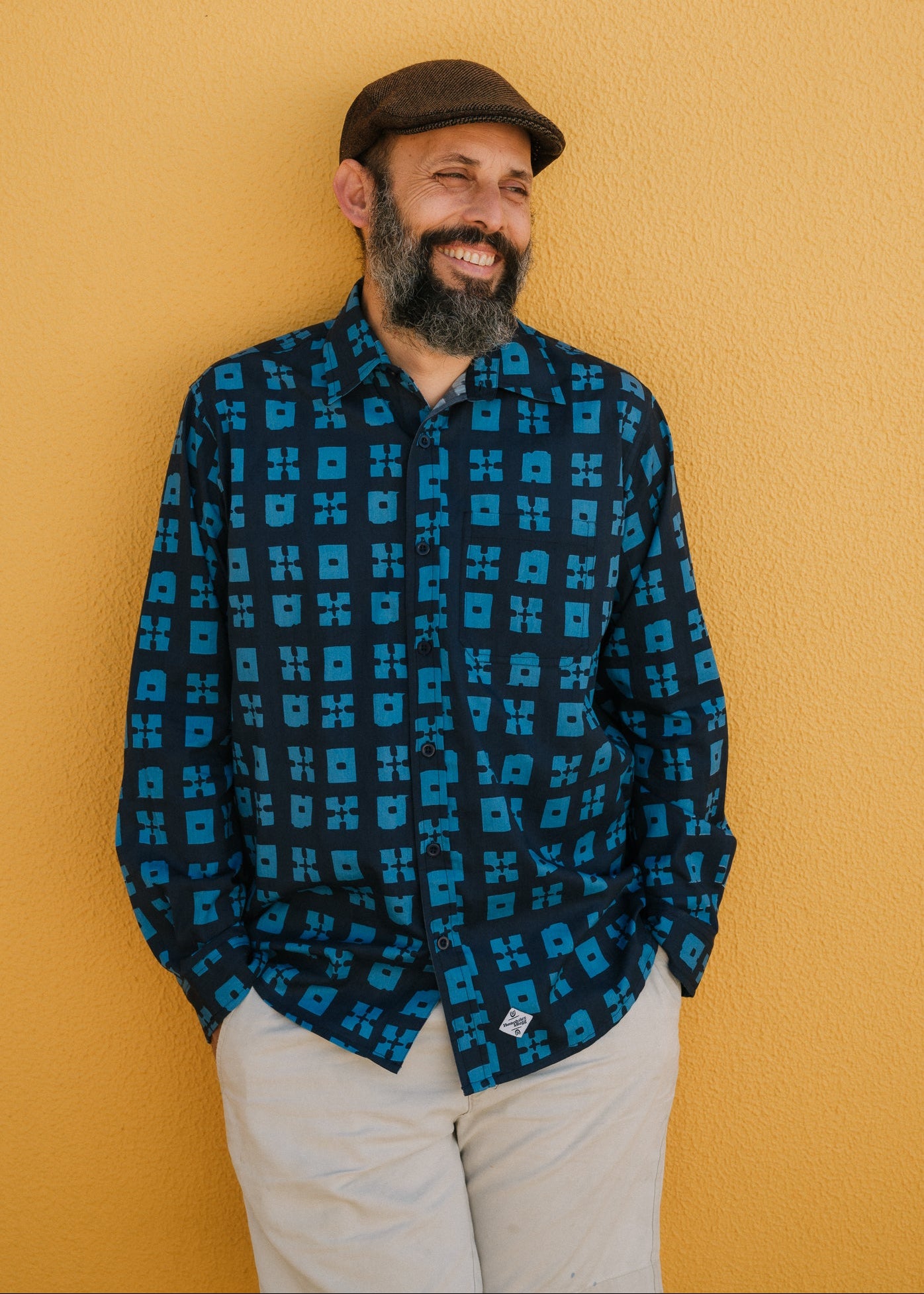 Robbie Shirt in ‘Indigo Check’