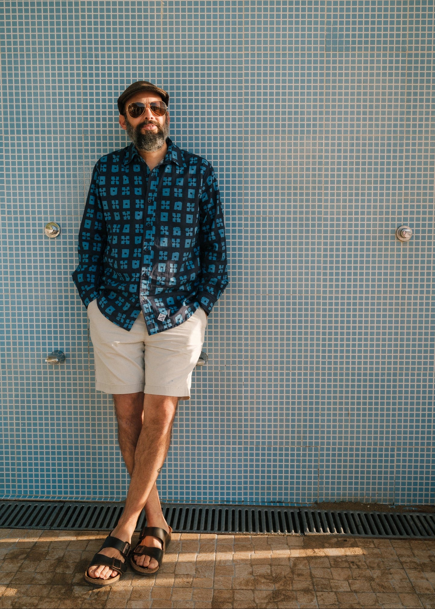 Robbie Shirt in ‘Indigo Check’