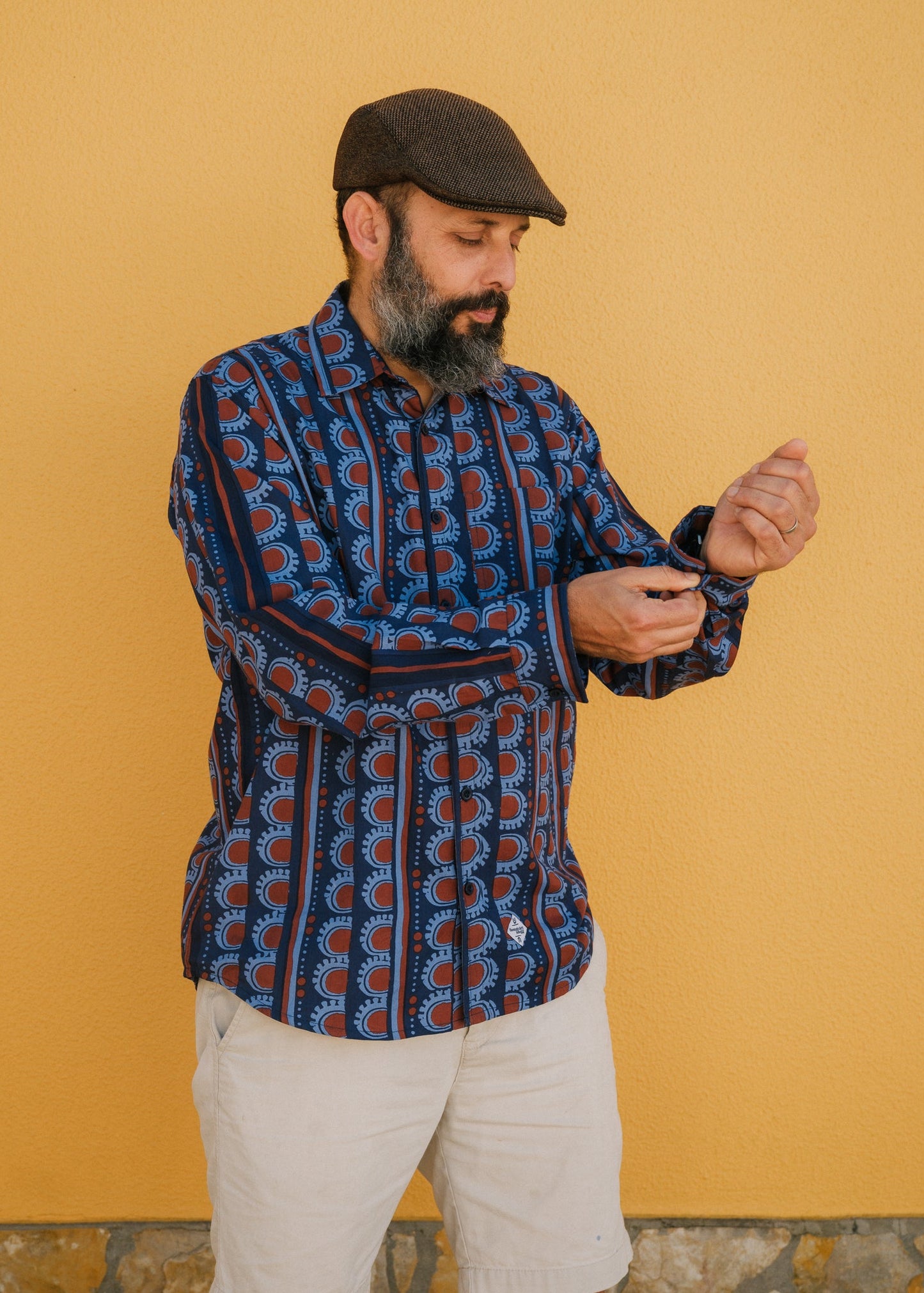 Robbie Shirt in 'Burgundy Bead'