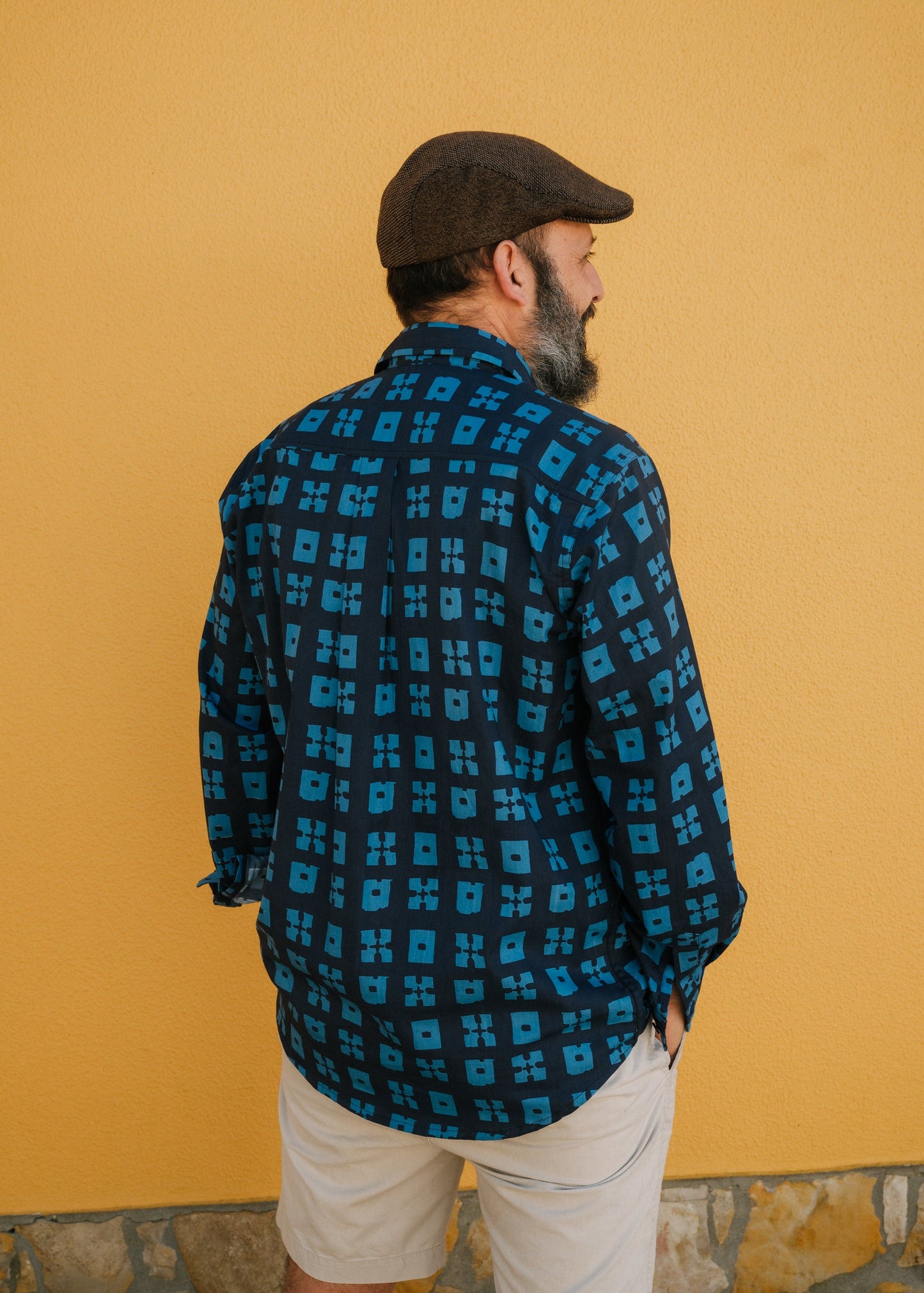 Robbie Shirt in ‘Indigo Check’