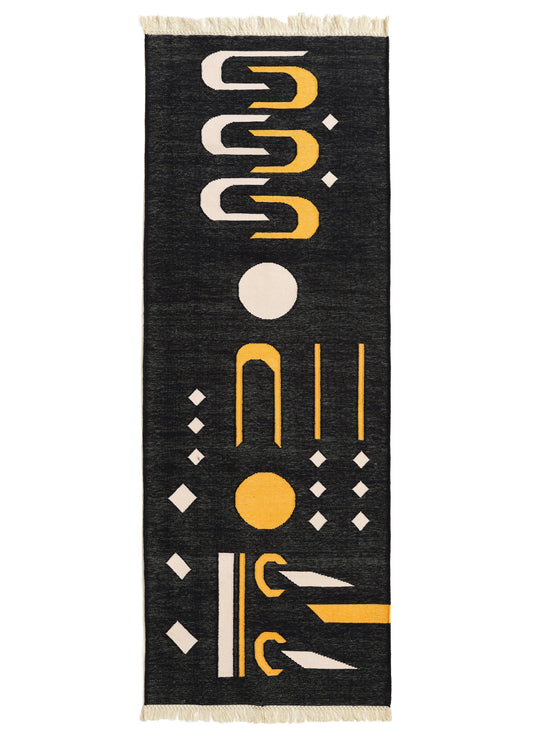 Woven Rug in 'Midnight Skies'