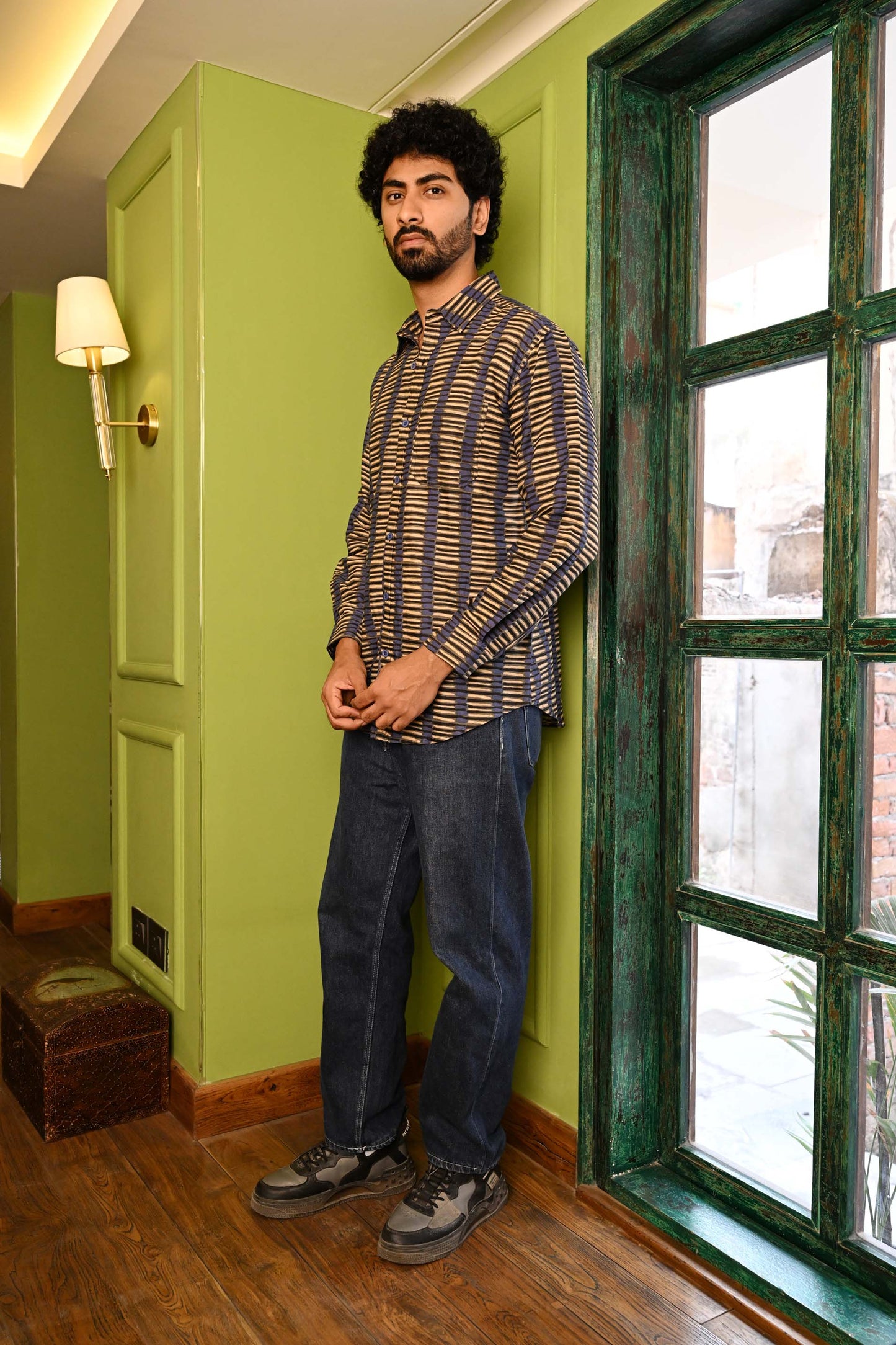 Robbie Shirt in 'Blue Tulip'