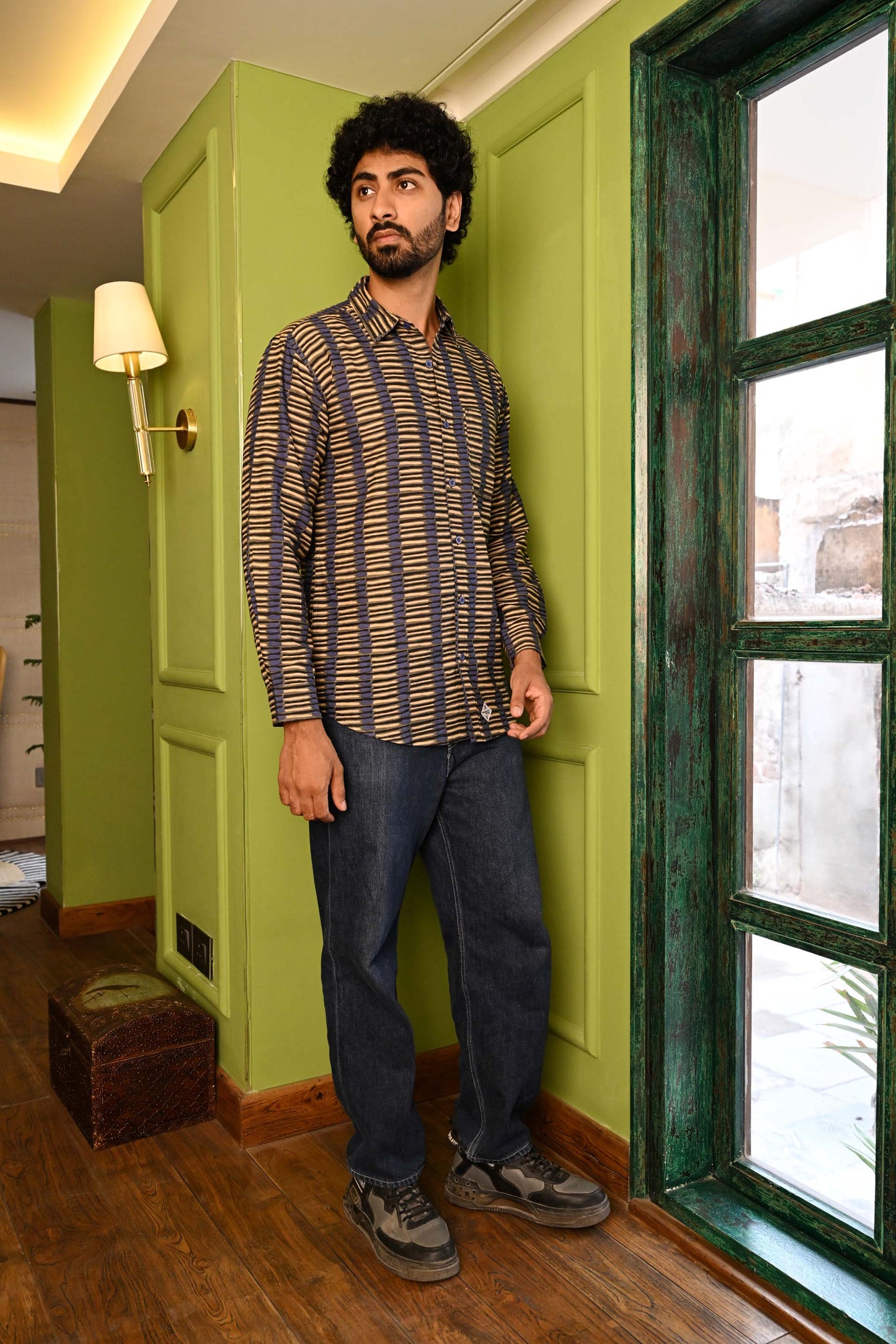 Robbie Shirt in 'Blue Tulip'