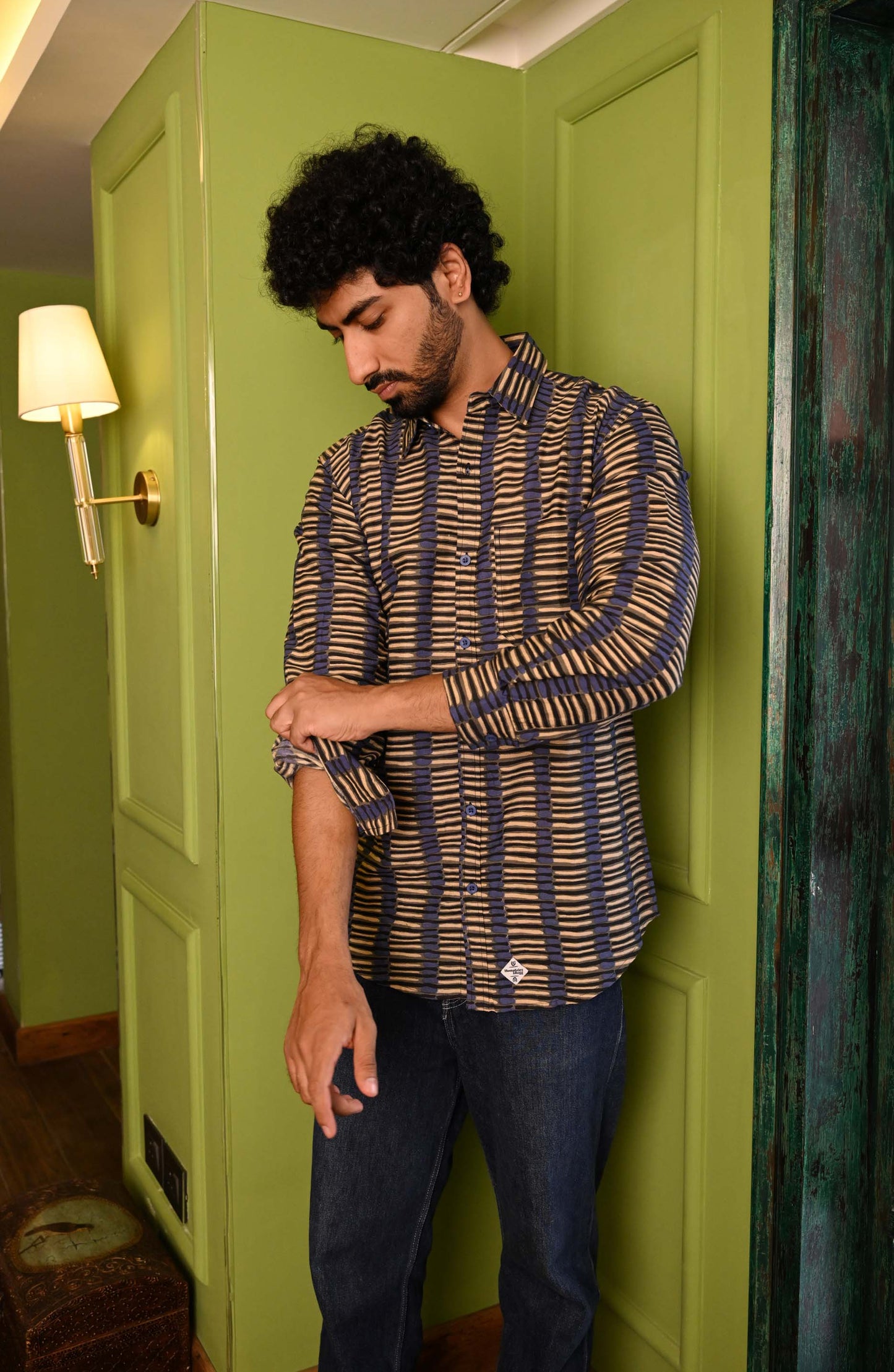Robbie Shirt in 'Blue Tulip'