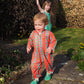 Kid's Playsuit in 'Orange Grove'