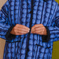 PRE-ORDER: Quilted Overcoat in 'Blue Bead'