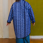 PRE-ORDER: Quilted Overcoat in 'Blue Bead'