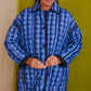 PRE-ORDER: Quilted Overcoat in 'Blue Bead'