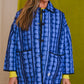 PRE-ORDER: Quilted Overcoat in 'Blue Bead'