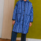 PRE-ORDER: Quilted Overcoat in 'Blue Bead'
