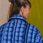 PRE-ORDER: Quilted Overcoat in 'Blue Bead'