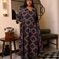 Party Lydia Dress in 'Dashing Diamond on Green'