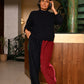 Unisex Patchwork Cord Trouser