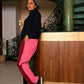 Unisex Patchwork Cord Trouser