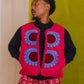 Patty Waistcoat in 'Raspberry Sunset'