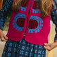 Patty Waistcoat in 'Raspberry Sunset'