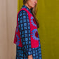 Jessie Dress in 'Indigo Chess Set'