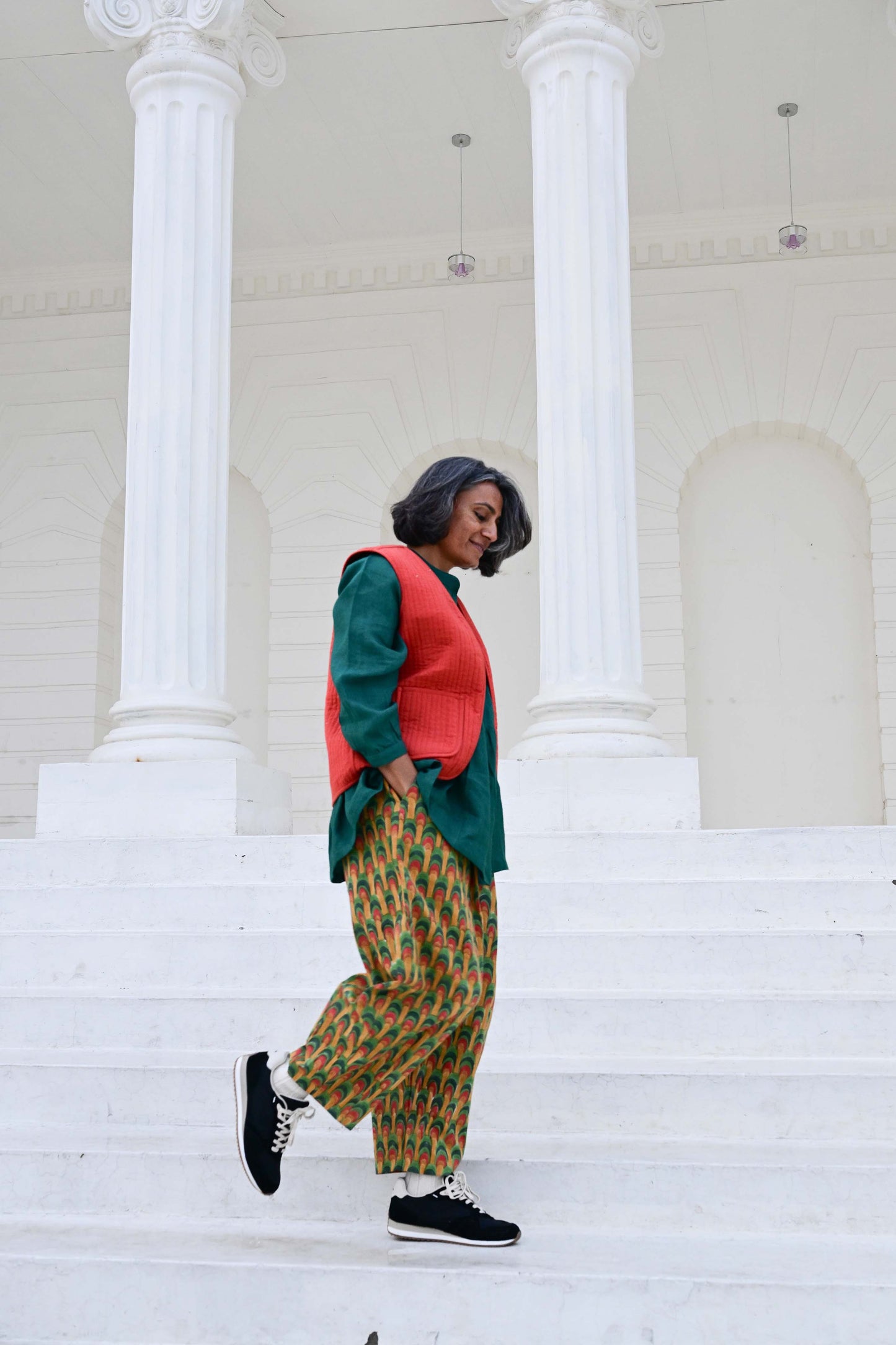 Anko Trousers in 'Peacock Fan'