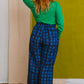 Penny Pants in 'Indigo Chess Set'
