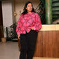 Winter Bloom in 'Dashing Diamond on Pink'