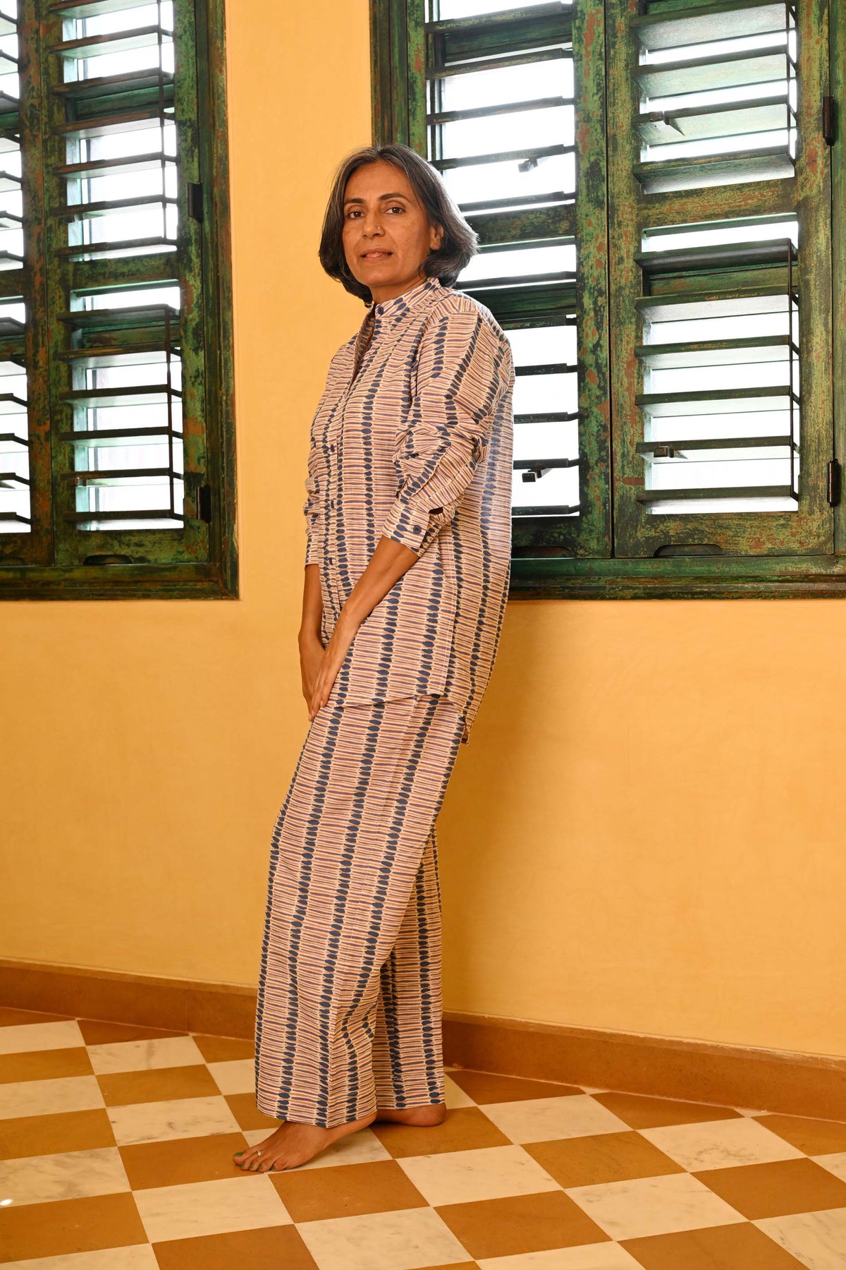 Pyjama Set in 'Powder Tulip'