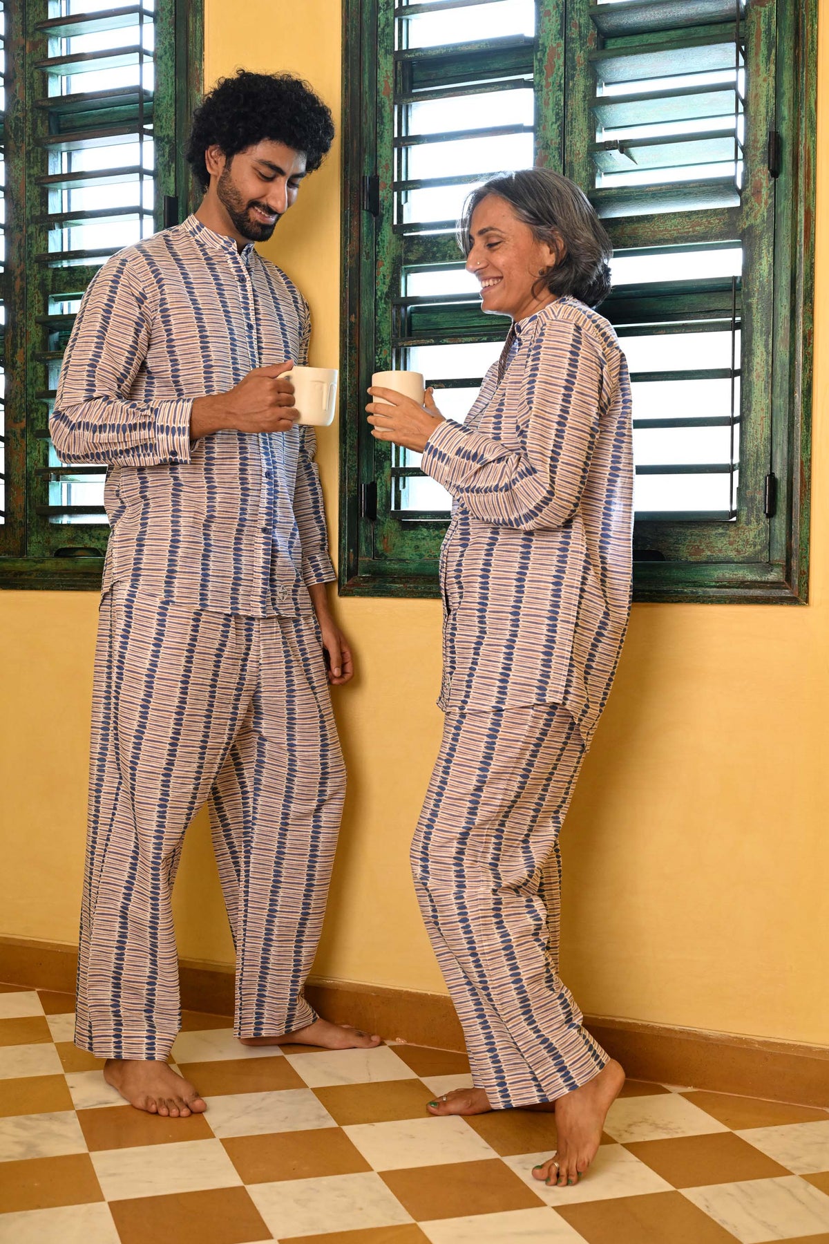 Pyjama Set in 'Powder Tulip'