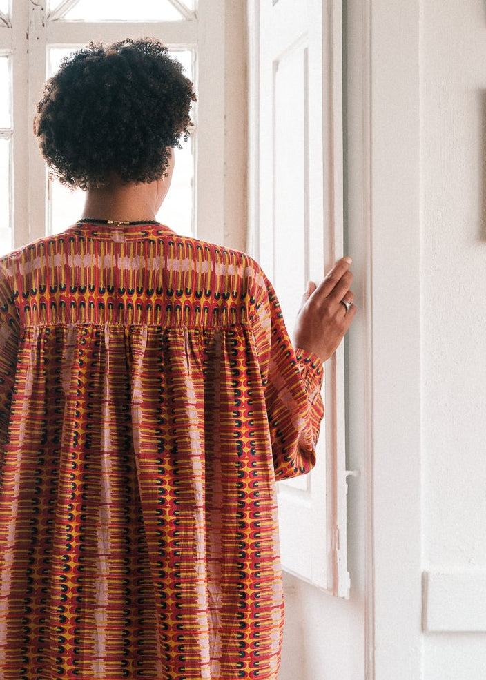 Rita Blouse in 'Rainbow Stairs'