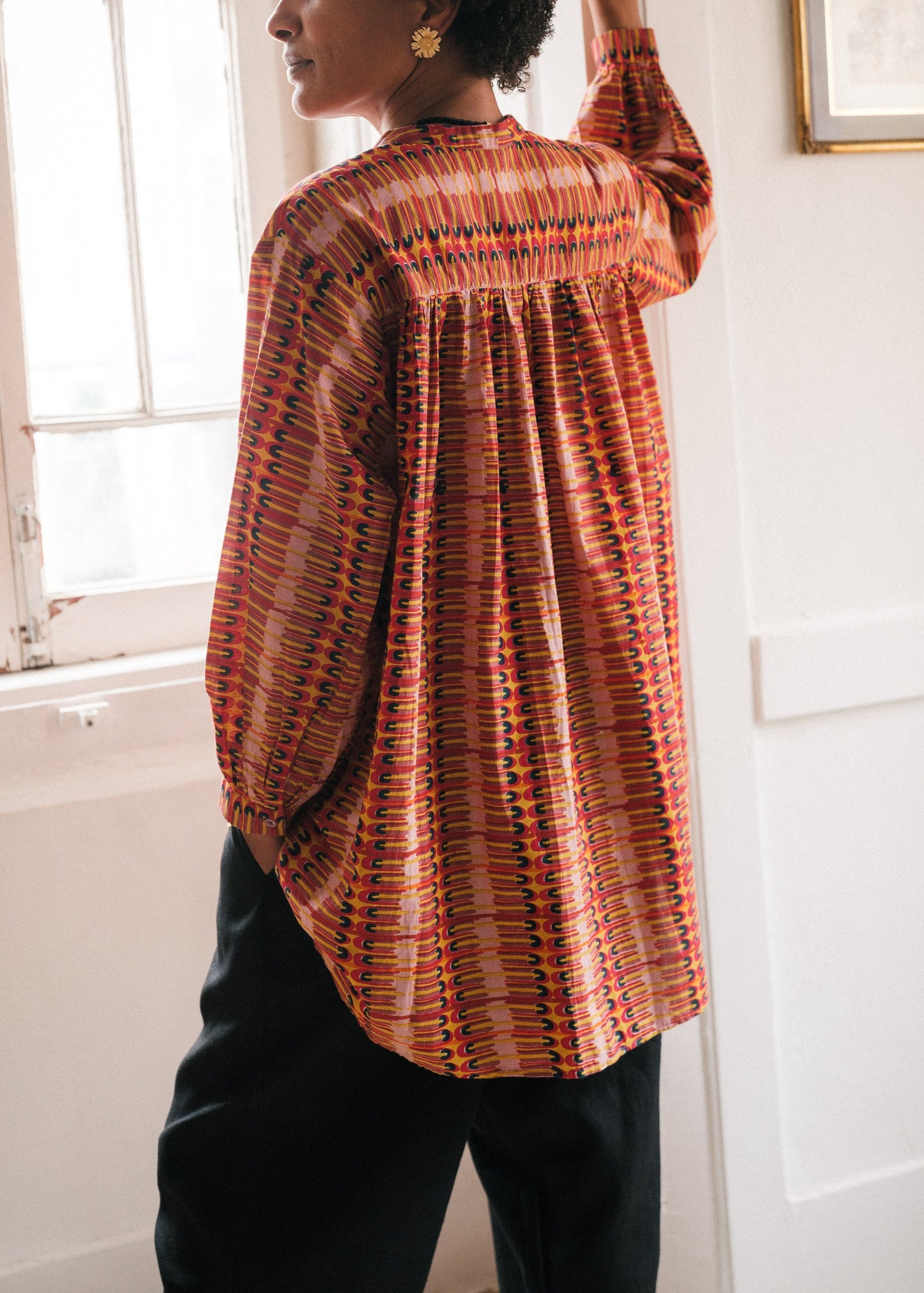 Rita Blouse in 'Rainbow Stairs'