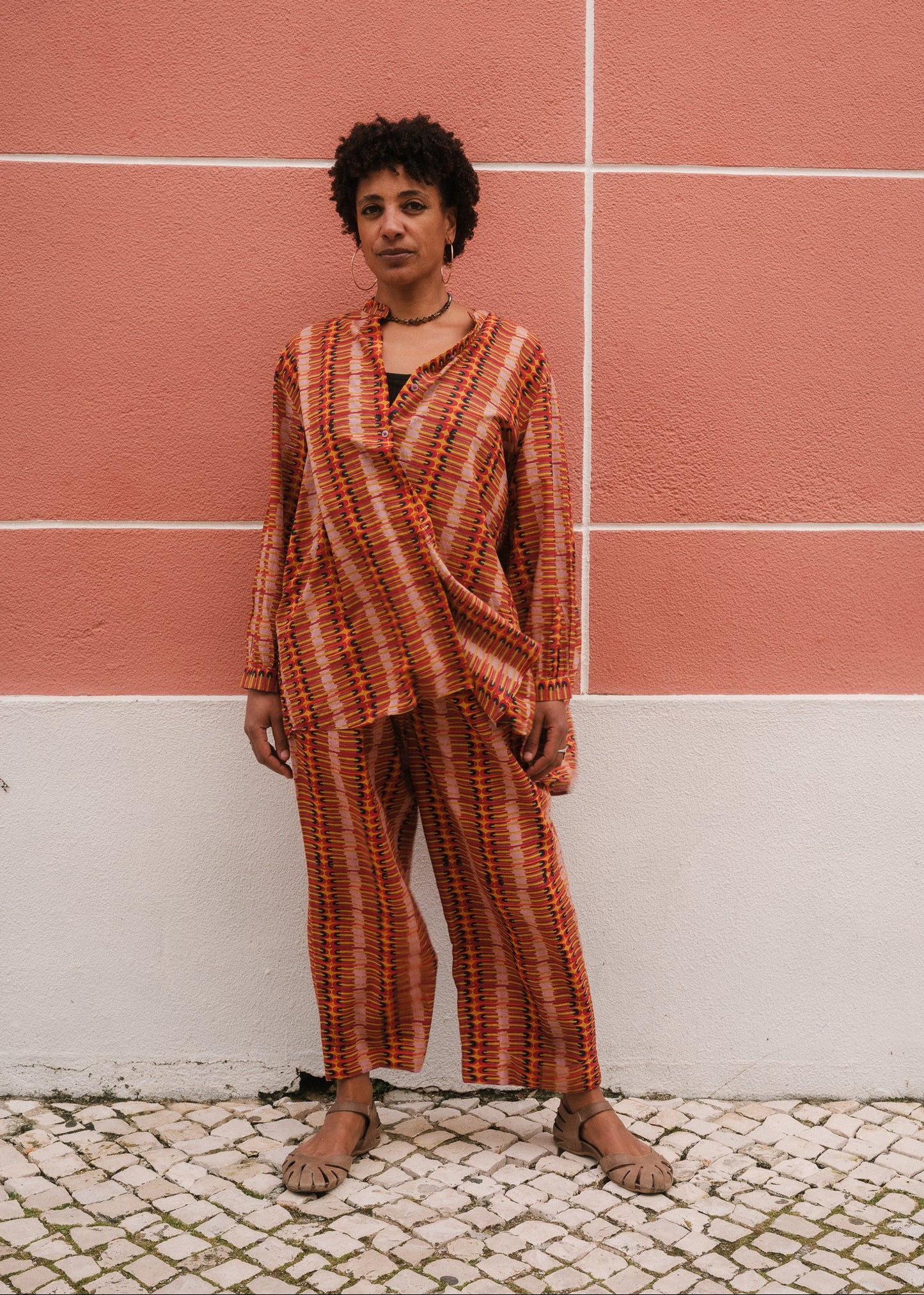 Rita Blouse in 'Rainbow Stairs'