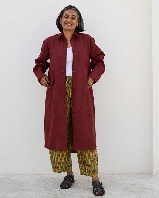 PRE-ORDER: Alice Overshirt in 'Rust'